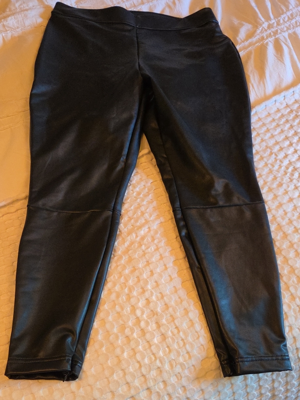 a new day Black Faux Leather Leggings